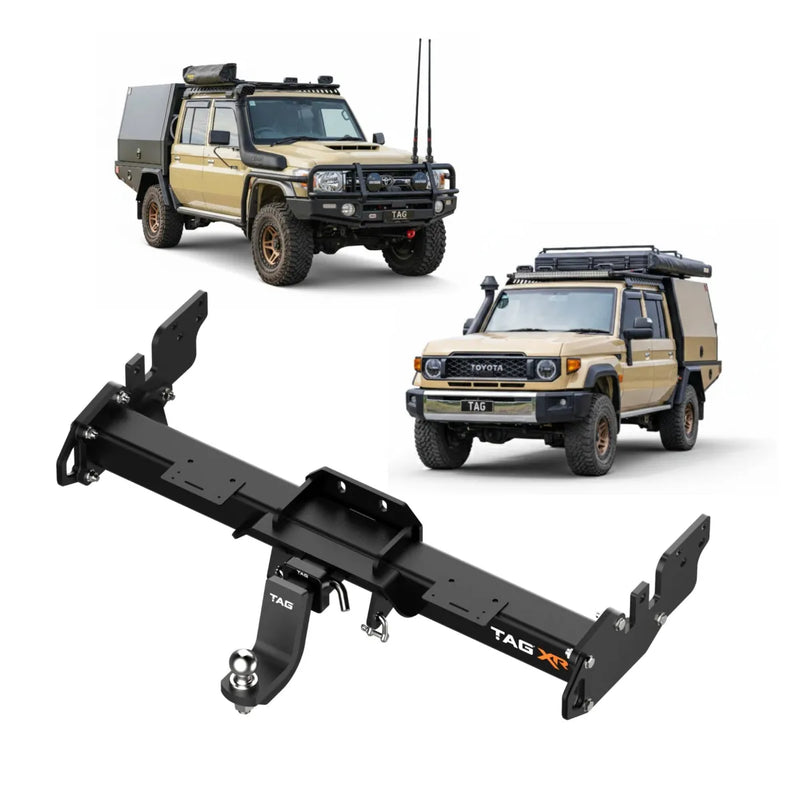 TAG Extreme Recovery Towbar & Direct Fit Wiring for Toyota Landcruiser 75/79 Series - TXR793-K201