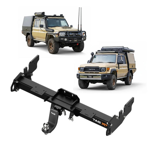 TAG Extreme Recovery Towbar & Direct Fit Wiring for Toyota Landcruiser 75/79 Series - TXR793-K201