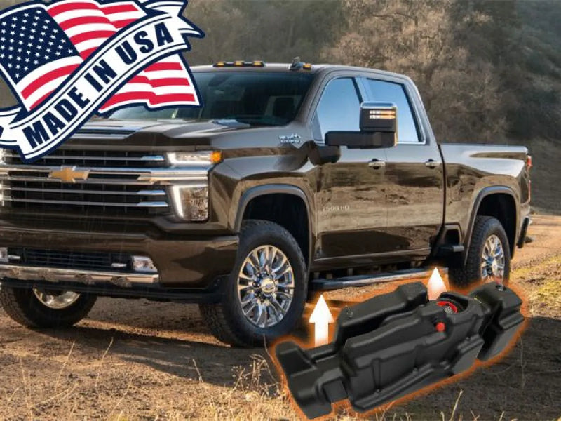 Titan Tanks 210L Long Range Fuel Tank | Chev Silverado 2500/3500 | GMC Sierra Crew Cab