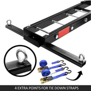 Trade Hero Motorcycle Carrier Rack with Brake Lights and Straps