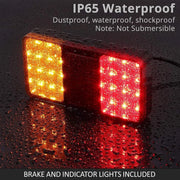 Trade Hero Motorcycle Carrier Rack with Brake Lights and Straps