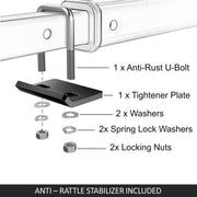 Trade Hero Motorcycle Carrier Rack with Brake Lights and Straps