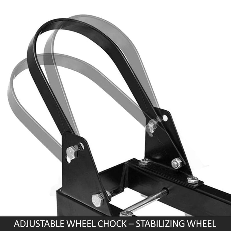 Trade Hero Motorcycle Carrier Rack with Brake Lights and Straps