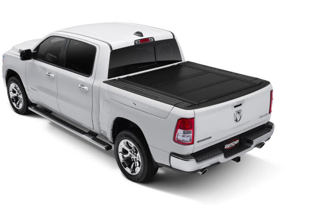 UnderCover Ultra Flex Hard Folding Truck Bed Tonneau Cover for RAM / Silverado / Ford / LDV - Ram 1500 DT with Rambox - Tonneau