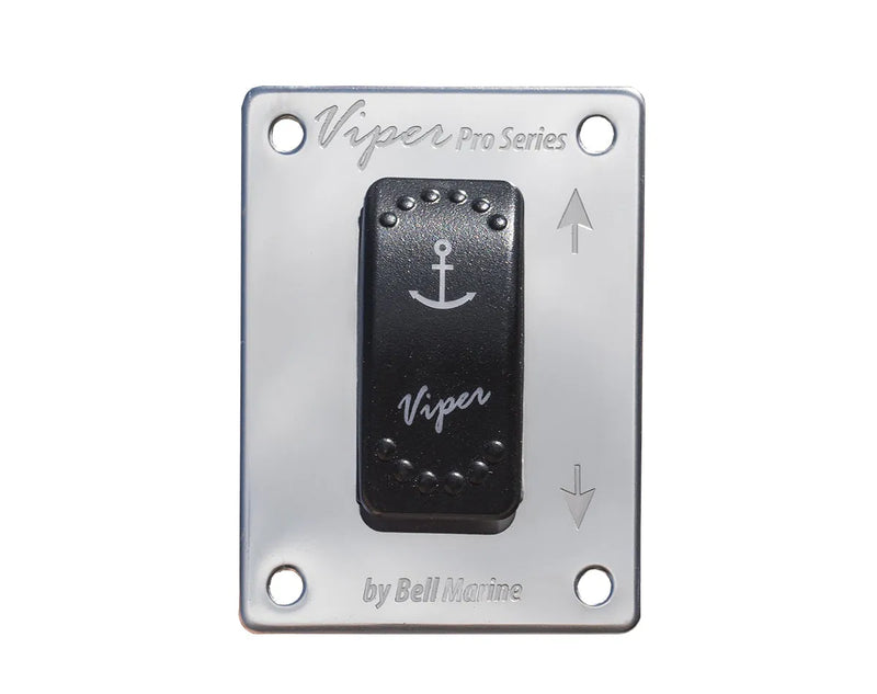Viper Pro flush mount switch panel face plate with anchor rocker switch