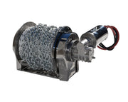 Viper Pro Gravity Feed Drum Anchor Winch with Electric Motor and Chain Spool