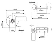 Viper Pro S Series Rapid Anchor Winch Bundle | 83m/108m/218m Rope Chain - Marine Winch