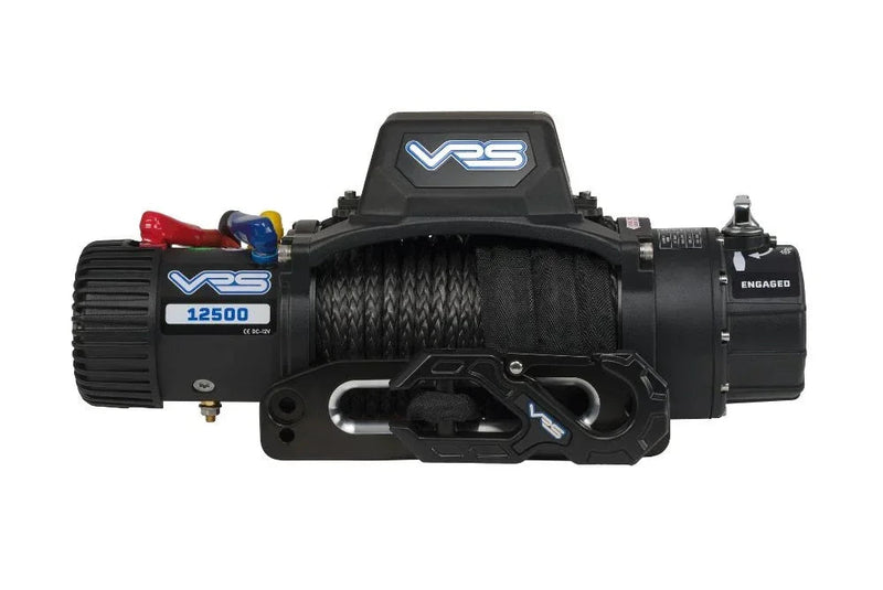 VRS 12500lb Electric Winch | 12V | Synthetic Rope