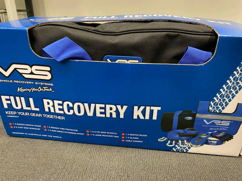 VRS Full 10-Piece 4x4 Recovery Kit & Carry Bag - Recovery Kits