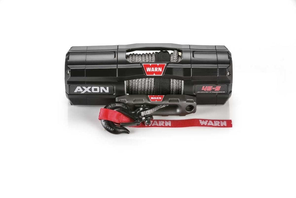 Warn Axon 45-S 4500lb Powersport ATV Winch with Synthetic Rope - ATV Winch
