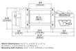 WARN M12 12V Heavy Duty Recovery Electric Winch | 12000lb | 17801 - Electric Winch