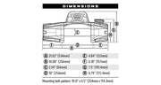 Warn VR Evo 10-S 4x4 12V Winch with Synthetic Rope - Electric Winch