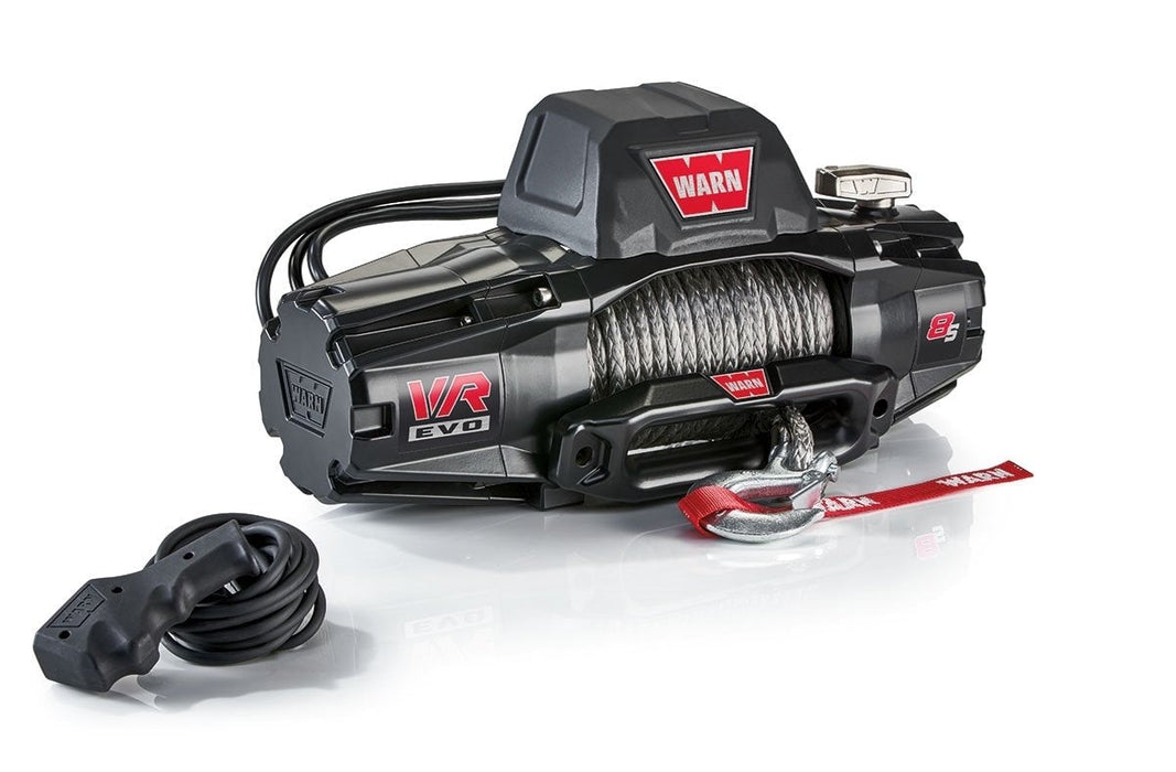 Warn VR Evo 8-S 12V 8000lb Winch with Synthetic Rope - Winch