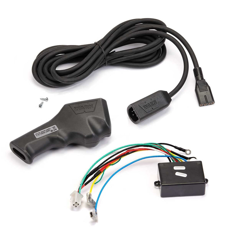 Electrical wiring harness with connectors for Warn VR Evo Winch Remote control module