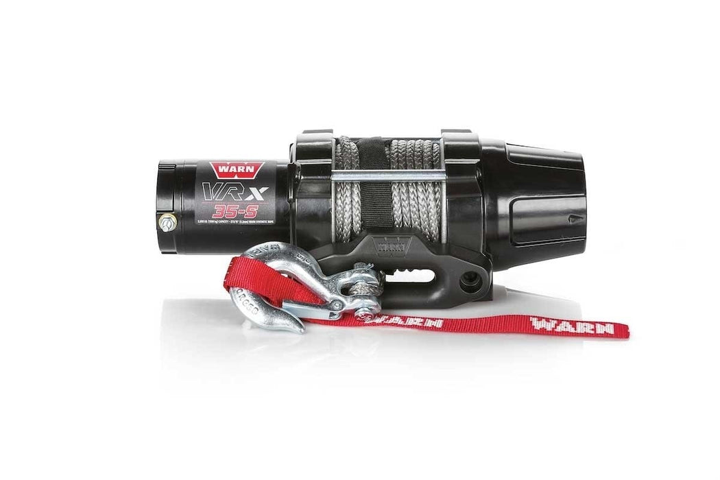 Warn VRX 35-S 3500lb Powersports ATV Winch with Synthetic Rope - ATV Winch