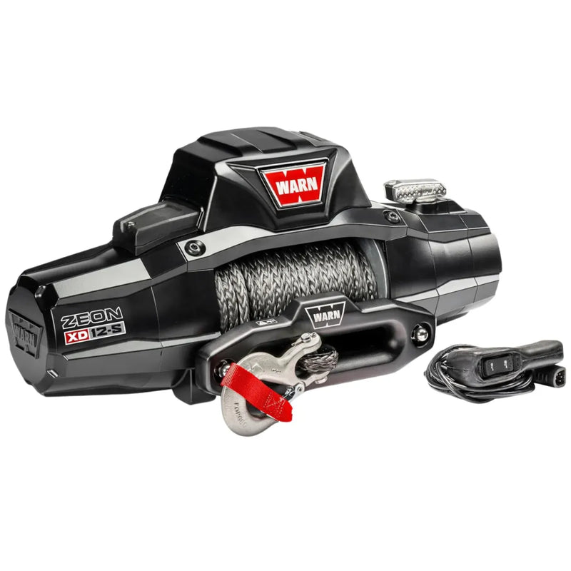 Warn Zeon XD 12-S 12V 12,000lbs Electric Winch with Spydura Synthetic Rope