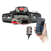 Warn Zeon XD 12-S 12V 12,000lbs Electric Winch with Spydura Synthetic Rope