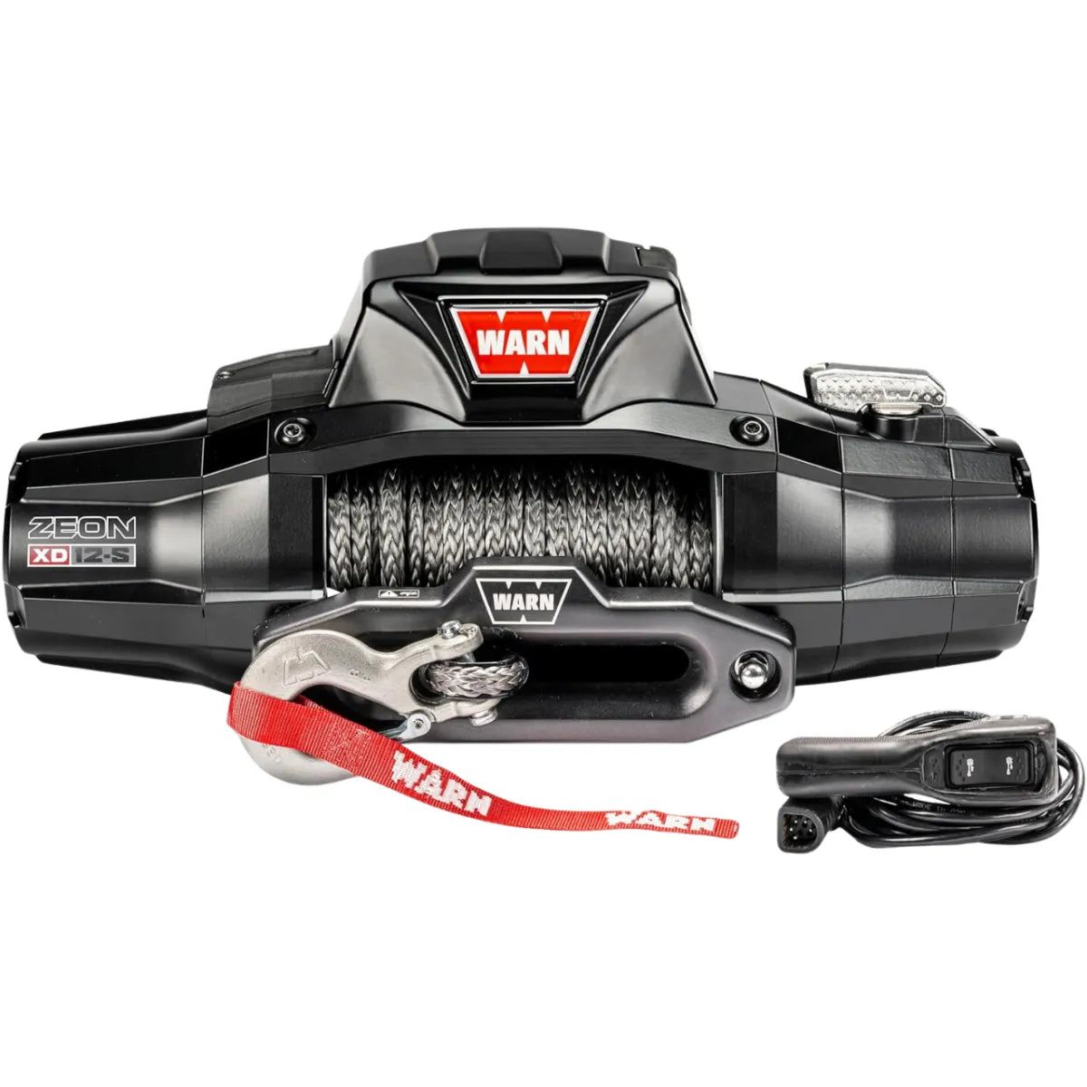 Warn Zeon XD 12-S 12V 12,000lbs Electric Winch with Spydura Synthetic Rope