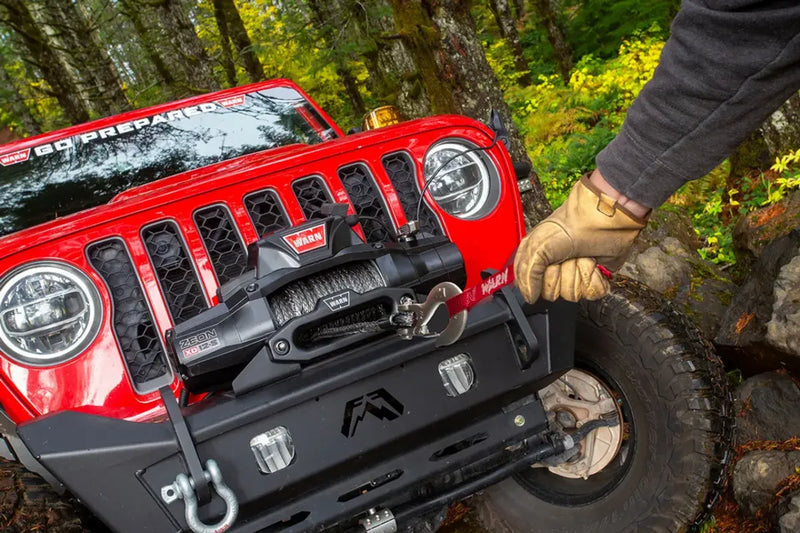 Warn Zeon XD 12-S 12V 12,000lbs Electric Winch with Spydura Synthetic Rope