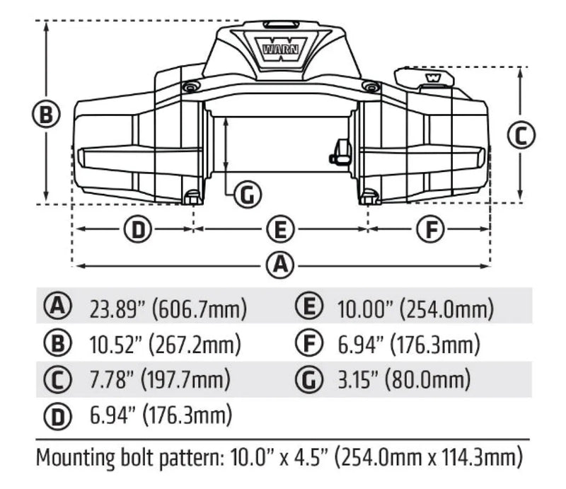 Warn Zeon XD 12-S 12V 12,000lbs Electric Winch with Spydura Synthetic Rope