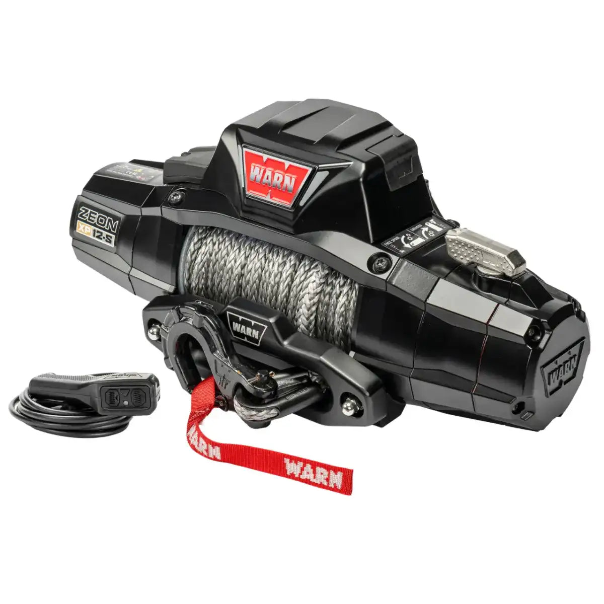 Warn Zeon XP 12-S 12V 12,000lbs Electric Winch with Spydura Synthetic Rope