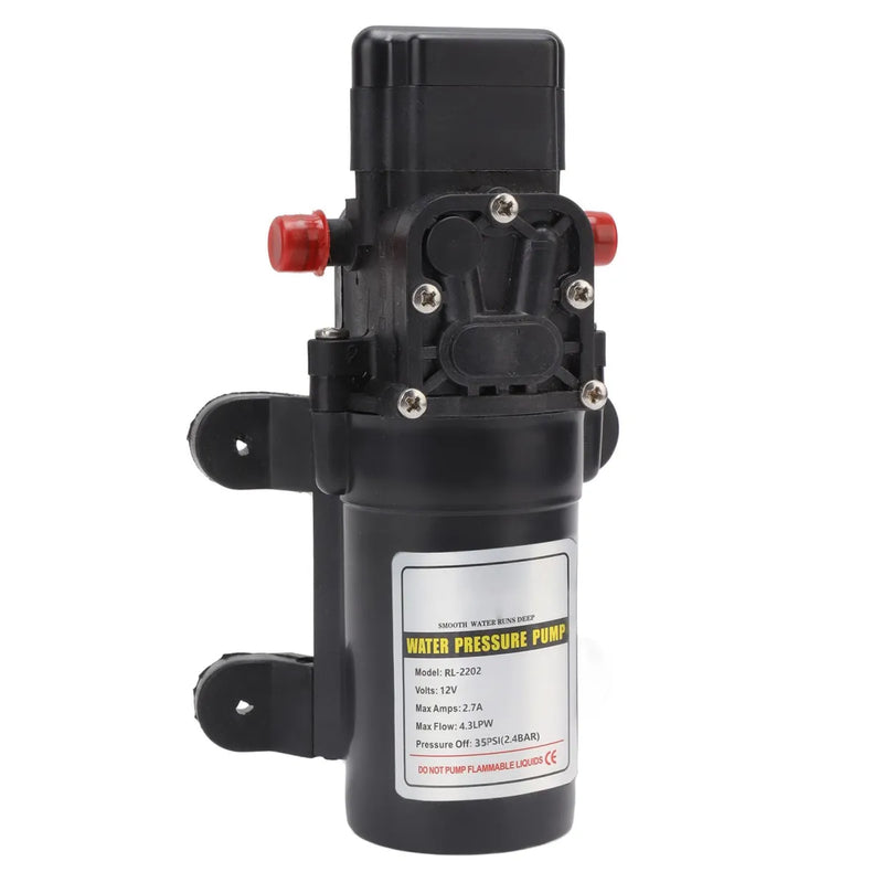 Water Pressure Self-Priming Diaphragm Pump | 12V