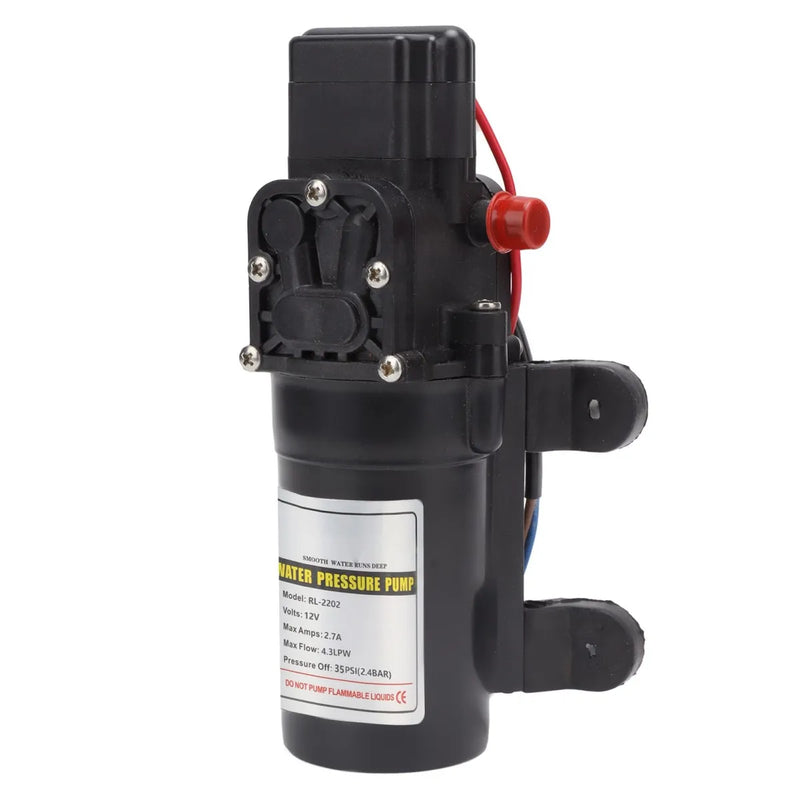 Water Pressure Self-Priming Diaphragm Pump | 12V