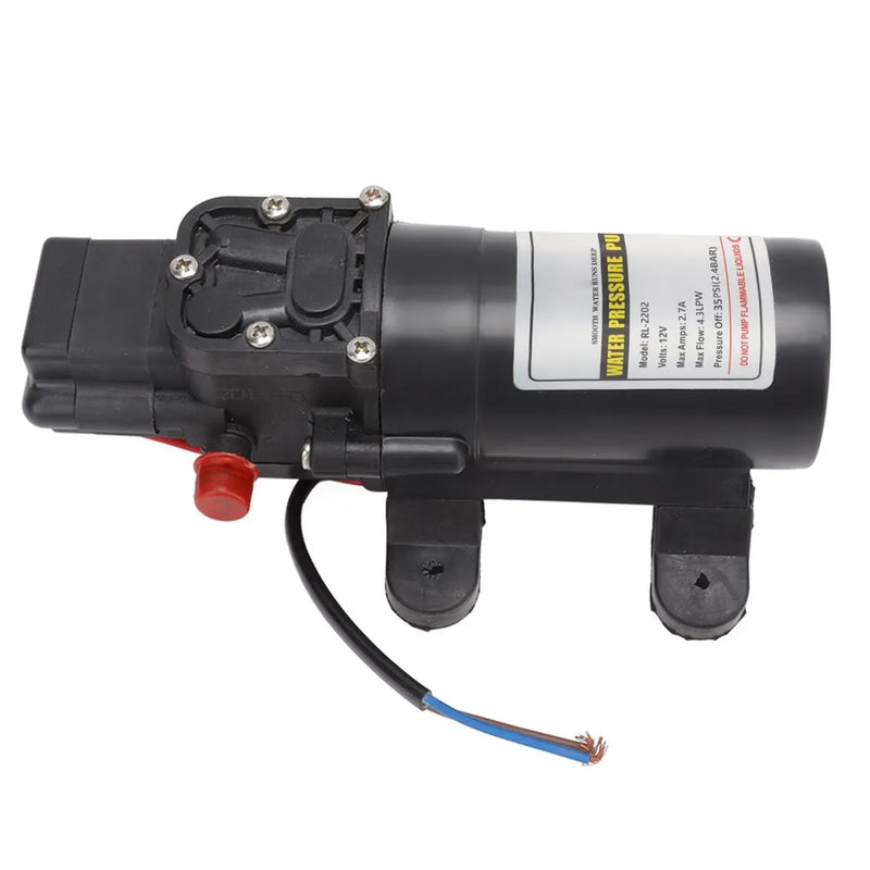 Water Pressure Self-Priming Diaphragm Pump | 12V