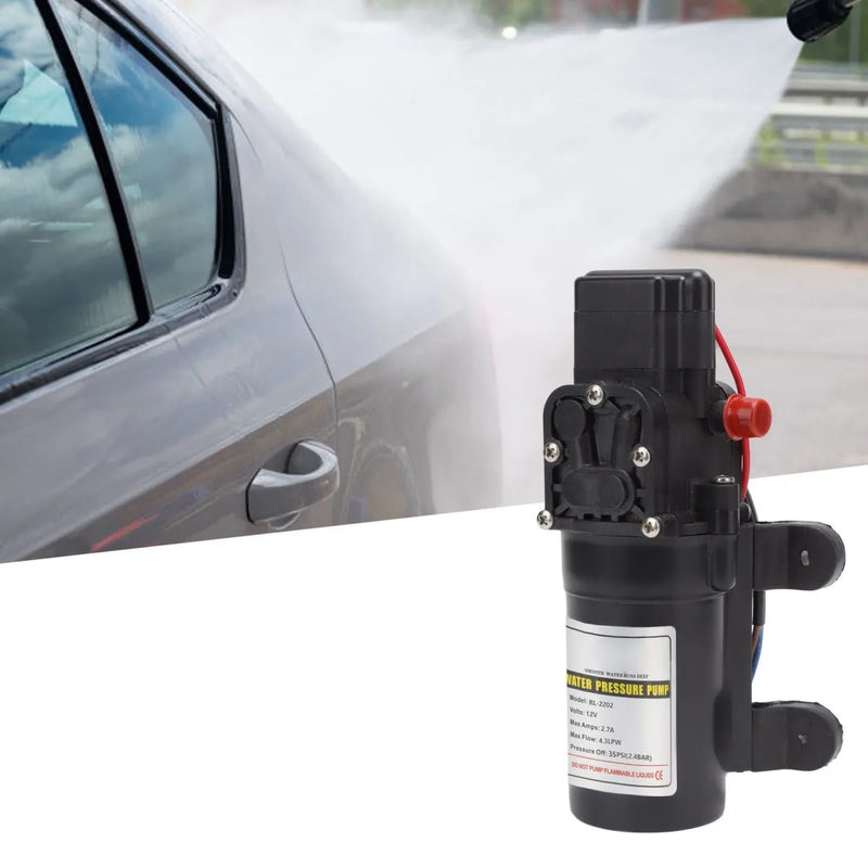 Water Pressure Self-Priming Diaphragm Pump | 12V