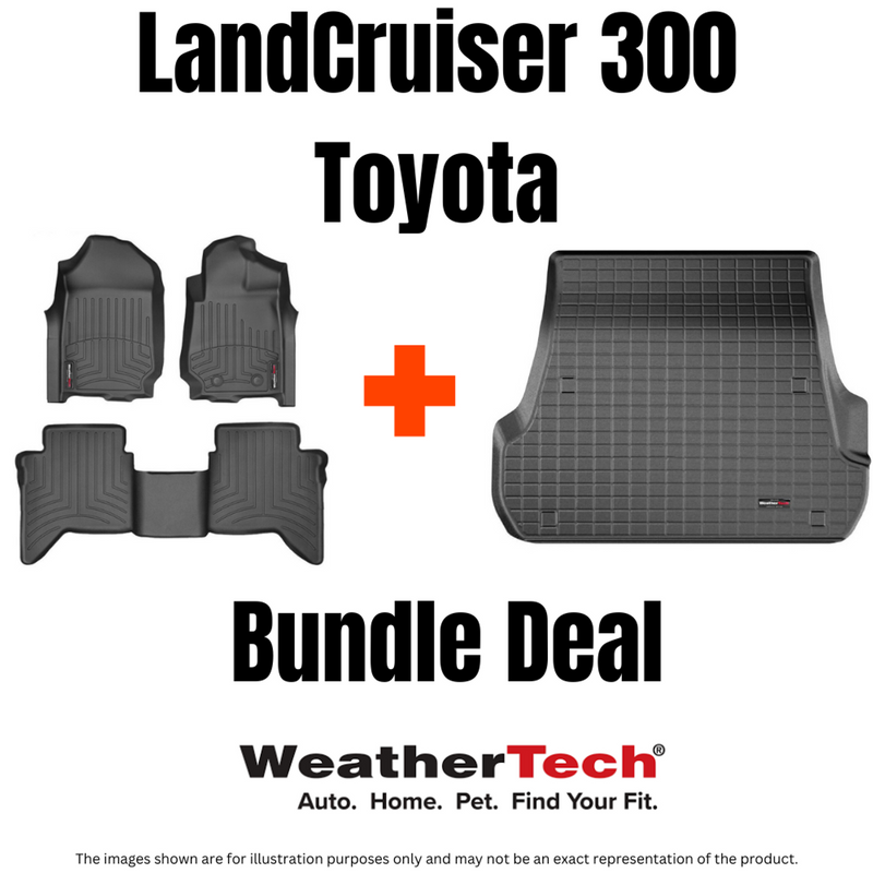 Weathertech Bundle deal for Toyota LandCruiser 300