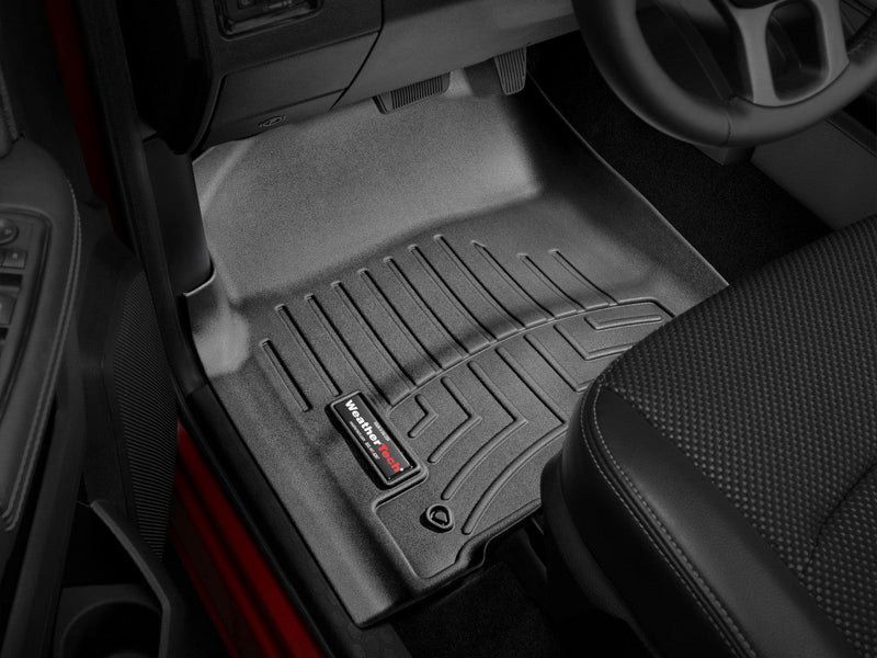 Custom-fit WeatherTech FloorLiner for vehicle driver side footwell easy to install