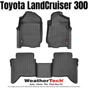 Weathertech FloorLiner Laser Measured Custom Fit | Front and Rear Set - Toyota LandCruiser 300 (2022