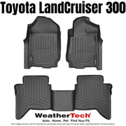 Weathertech FloorLiner Laser Measured Custom Fit | Front and Rear Set - Toyota LandCruiser 300 (2022