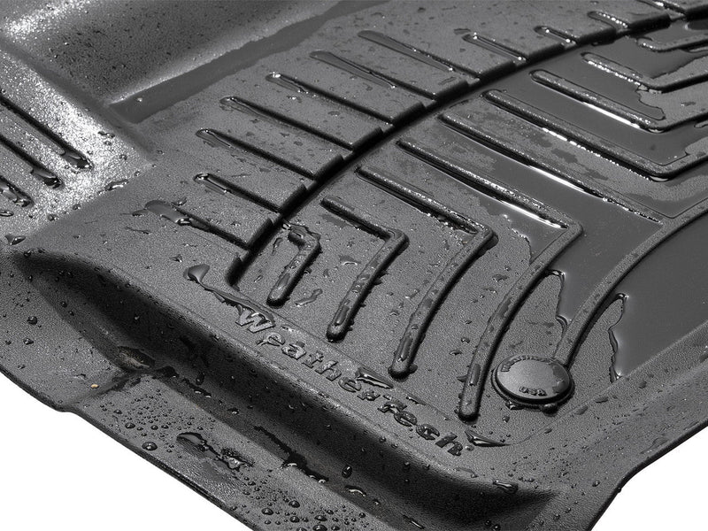 WeatherTech High Performance Front and Rear Floor Mats with textured rubber, custom fit