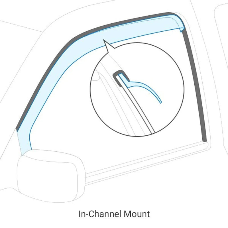 WeatherTech Side Window Deflector Kit for Ram / Ford Vehicles