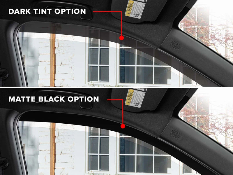 WeatherTech Side Window Deflectors | Ford Ranger | 2019-2023 | Dark Tint