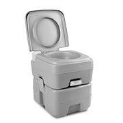 Weisshorn 20L Portable Outdoor Camping Toilet with open lid, ideal camping toilet