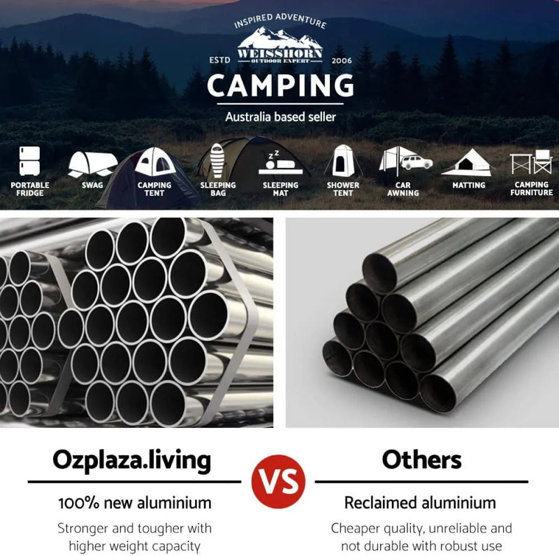 Folding Camping Table with Stools Set Portable Picnic Outdoor Garden BBQ Setting - Outdoor > Camping