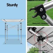 Weisshorn Portable Roll Up Folding Camping Table - Camping Accessories