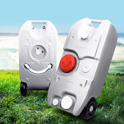 Weisshorn Portable Wheel Water Tank 40L for camping outdoor use, easy to carry