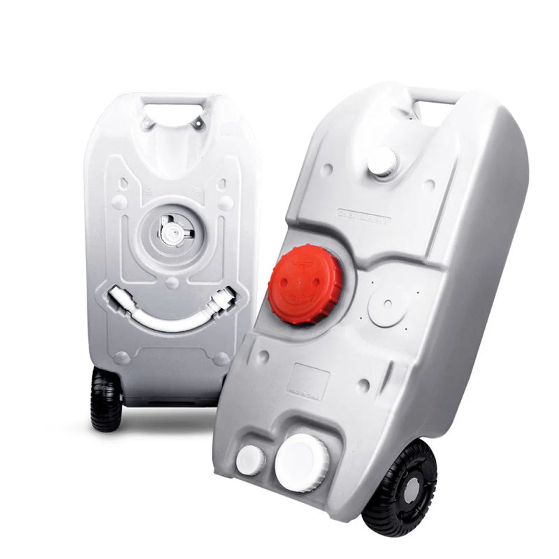 Portable wheel water tank with handles and 40L capacity for easy transport