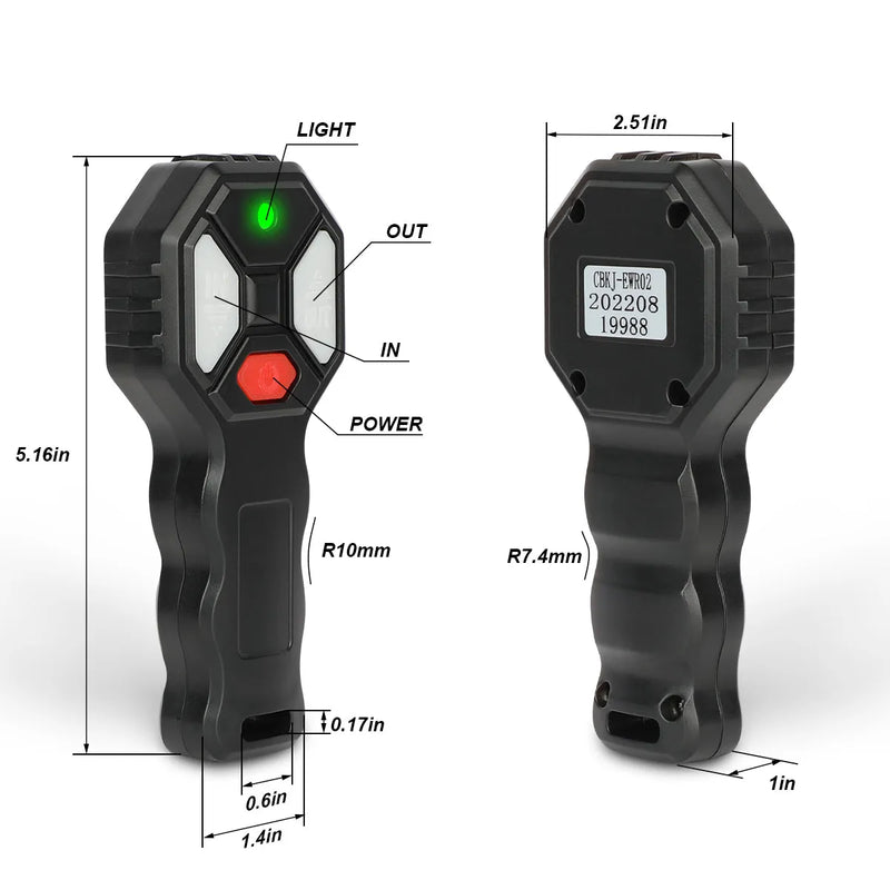 X-BULL 12V 4WD Wireless Winch Remote Control Handset