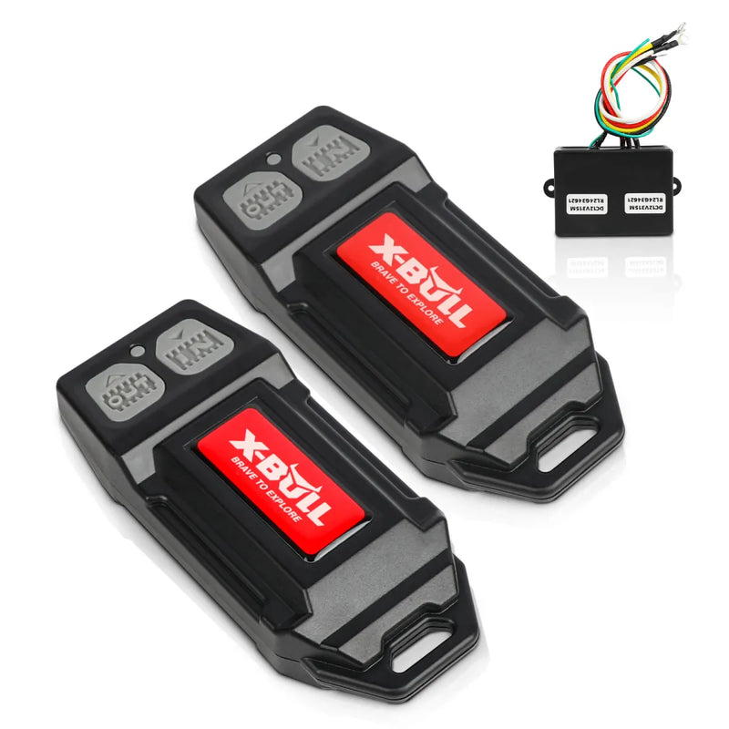 X-BULL 12V Winch Twin Remote Control Kit with Solenoid