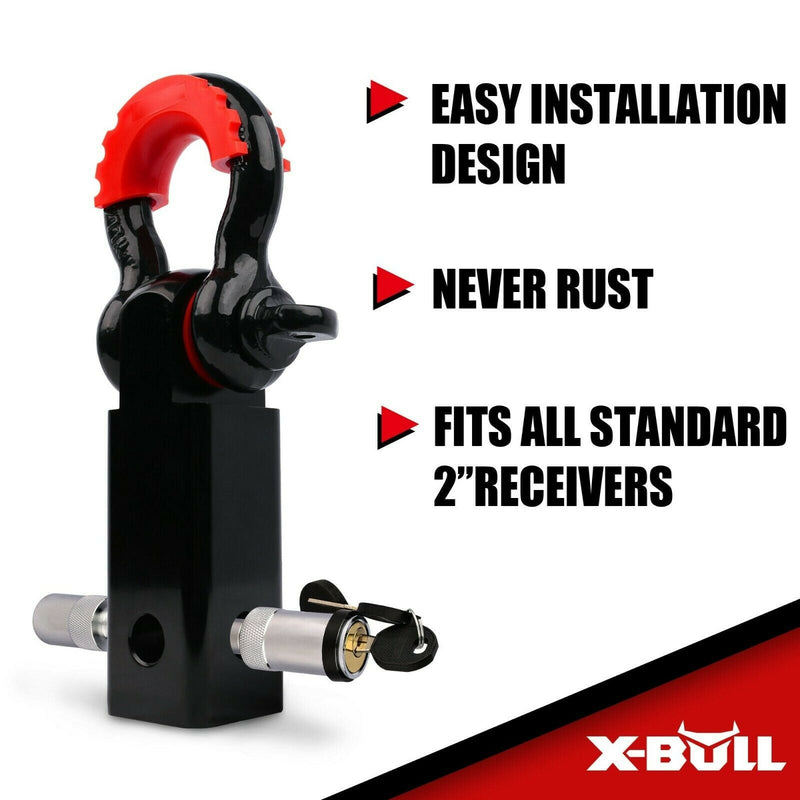X-BULL 4WD Winch Recovery Kit | 14-Piece
