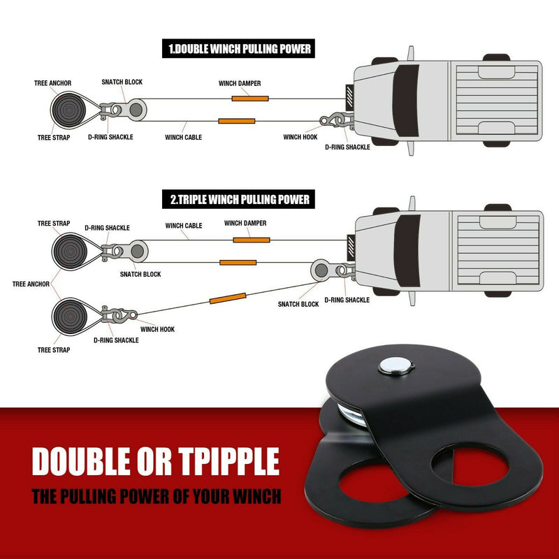 X-BULL 4WD Winch Recovery Kit | 14-Piece
