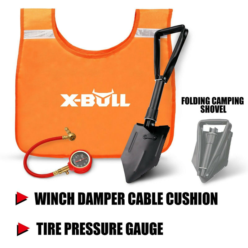 X-BULL 4WD Winch Recovery Kit | 14-Piece