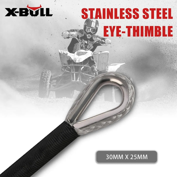 X-Bull Dyneema Synthetic ATV Winch Rope | 5.5mm x 13m