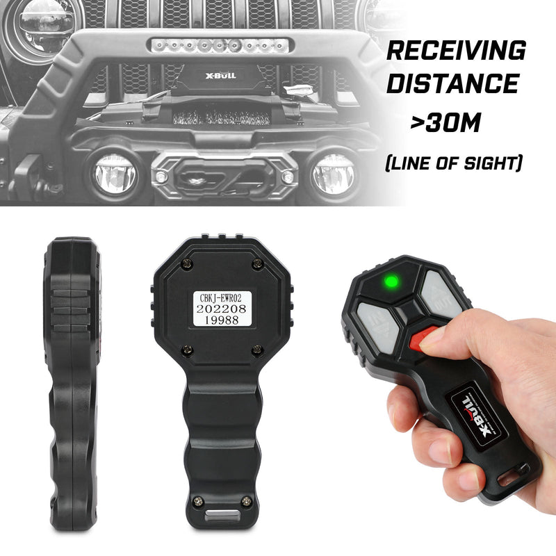 X-BULL Winch Twin Wireless 45m Remotes with Isolator