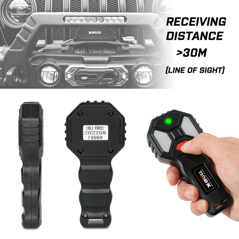 X-BULL Winch Twin Wireless 45m Remotes with Isolator