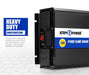ATEM POWER 1500W/3000W 12V to 240V Pure Sine Wave Power Inverter - Power Inverter